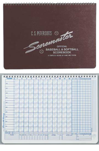 C.S. Petersons Original Scoremaster Baseball & Softball Scorebook